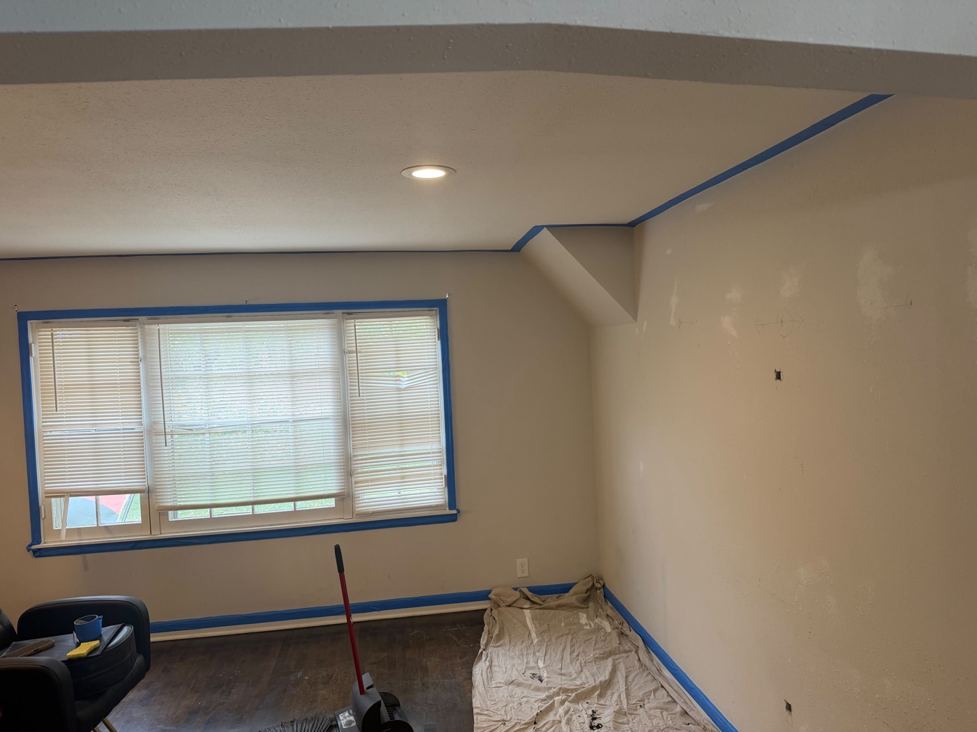 Sitting room renovation in progress